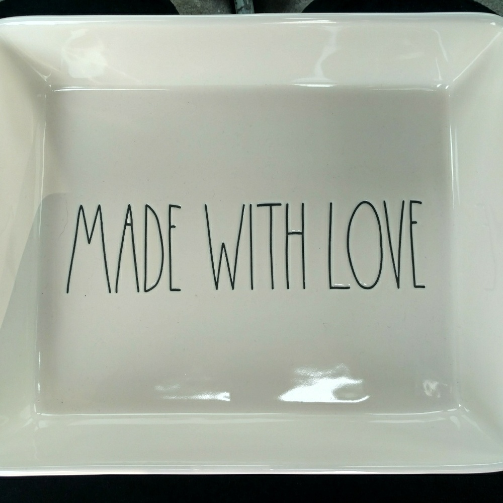 Rae Dunn Made With Love Baking Dish